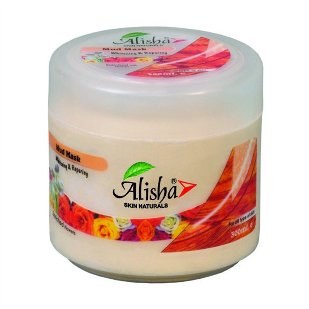 Buy Alisha Mud Mask 500ml Regular Jar in Pakistan, the best mud mask by Alisha Skin Naturals and Anza Cosmetics.