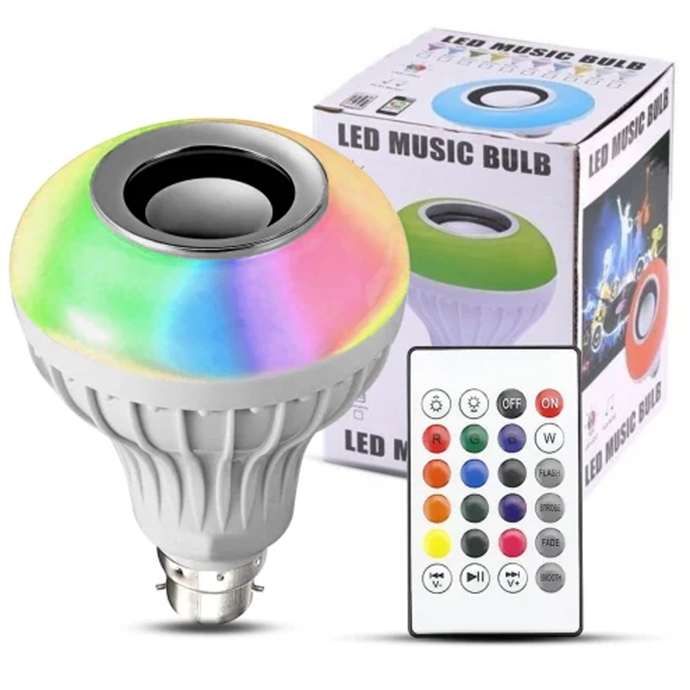 LED Music Bulb with Bluetooth Speaker 3