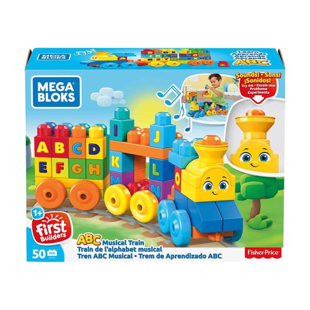 Mega Bloks Fisher-Price ABC Learning Train 60 pieces Playset in Pakistan