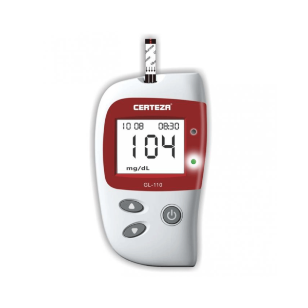 Buy Certeza Blood Glucose Monitor GL-110 with rapid testing with results in less than 10 seconds at the best prices in Pakistan at bachatbee.pk