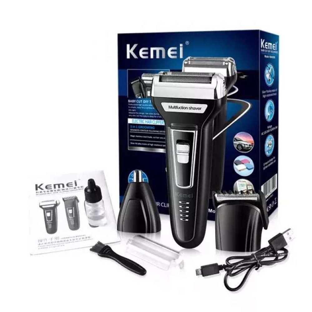 Shop the Kemei KM 6658 Electric Shaver Grooming Kit for Men online at unbeatable prices in Pakistan, only at Bachatbee.pk!