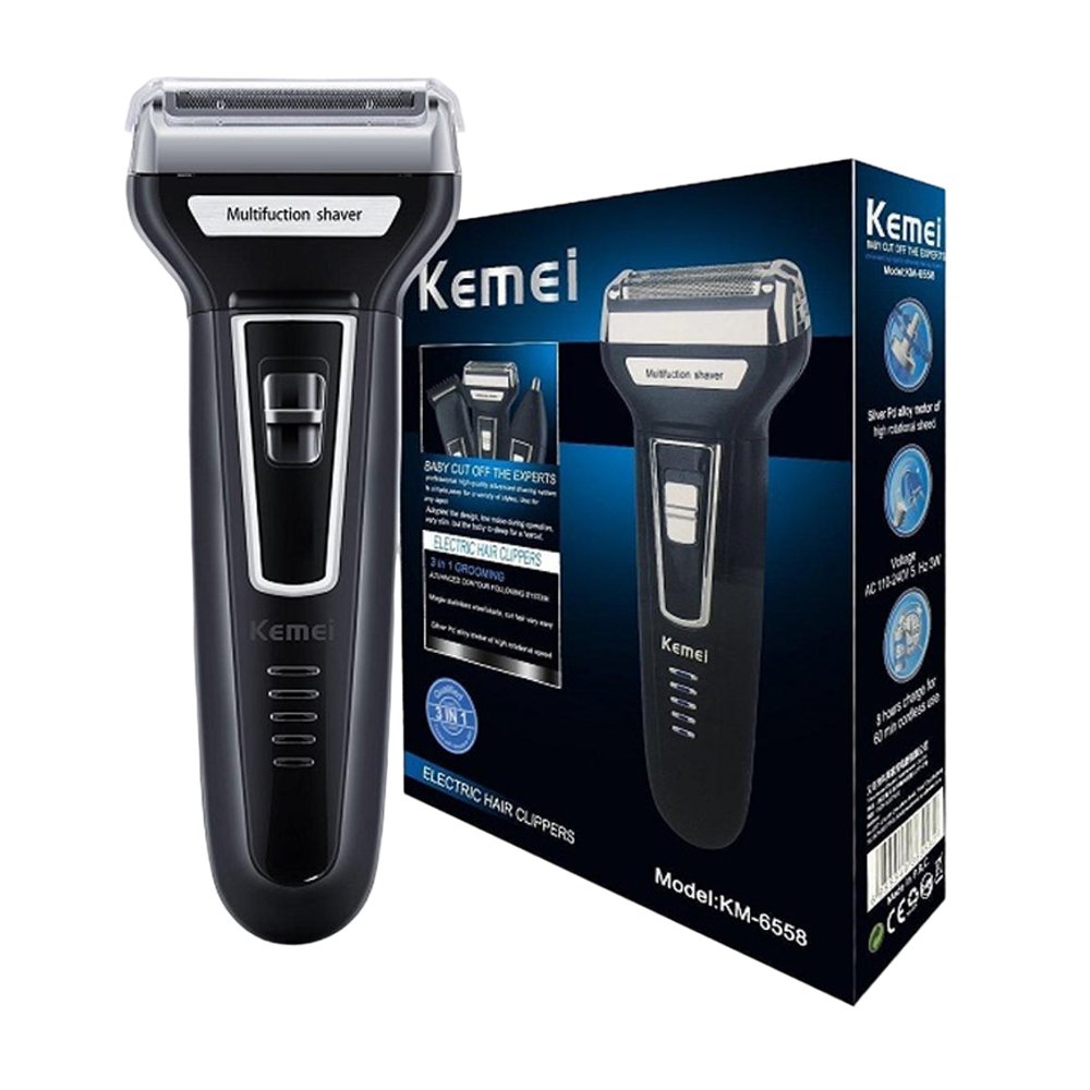 Buy Kemei KM 6658 Electric Shaver Grooming Kit for Men in Pakistan Online at the best prices- Bachatbee.pk