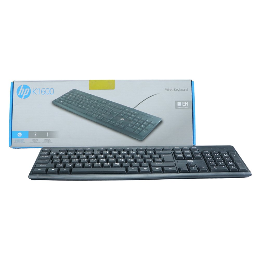 Buy K1600 – Hp Compact Wire Keyboard available at bachatbee.pk