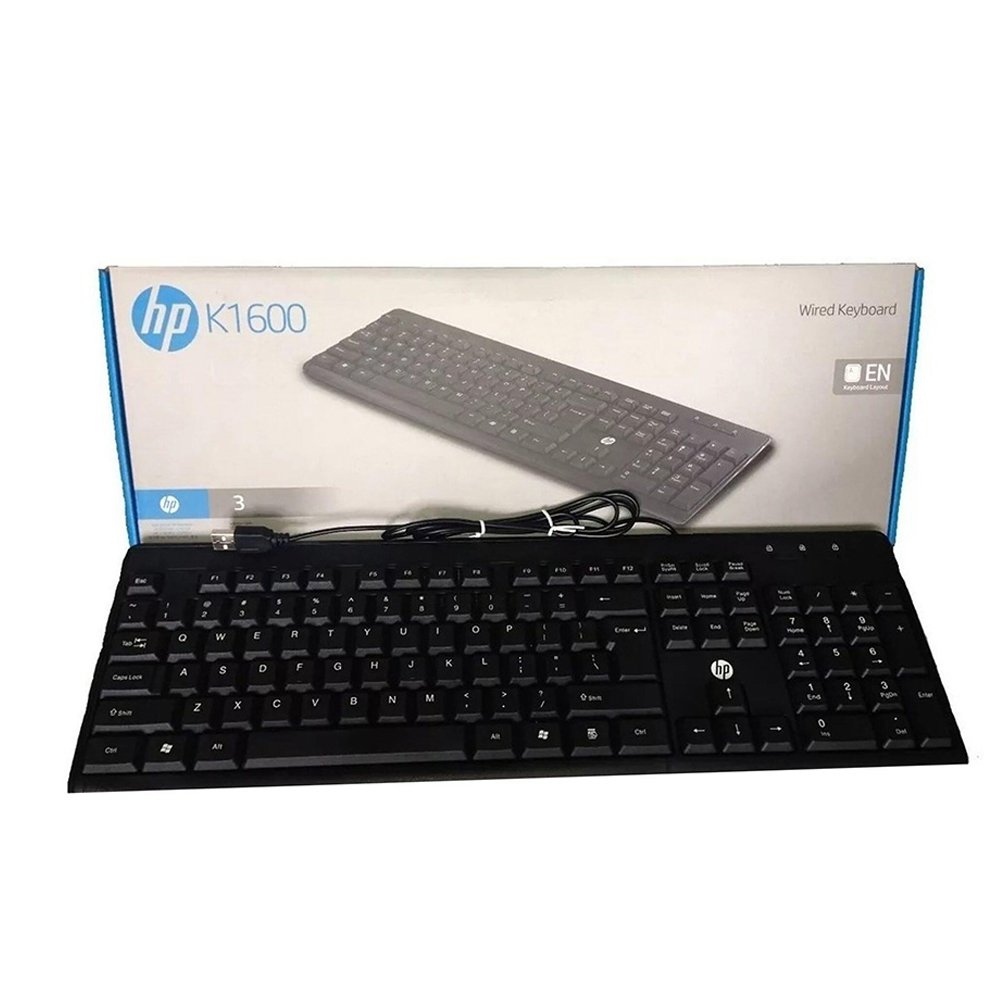 Buy K1600 – Hp Compact Wire Keyboard available at bachatbee.pk