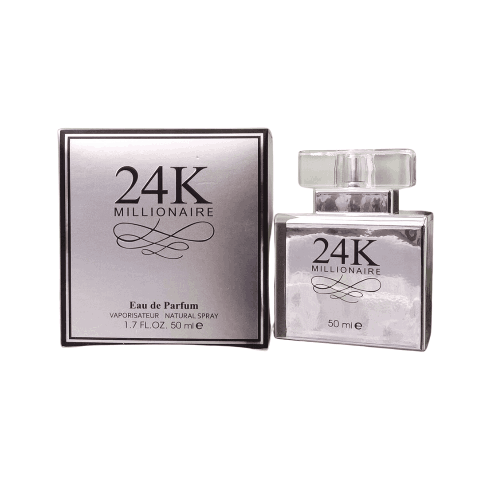 Buy online 24K Millionaire Perfume Silver 50ml -Bachatbee.pk