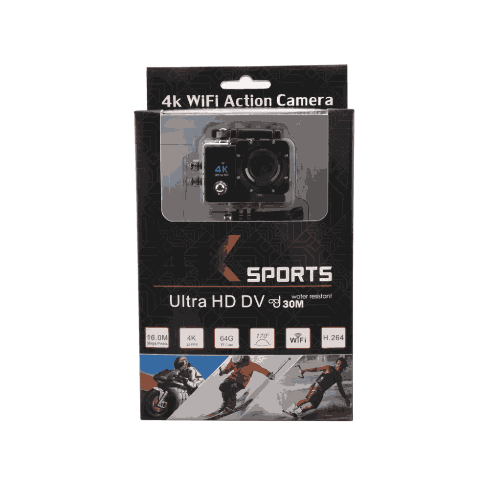 Buy online 4K WiFi Action Sports Camera -Bachatbee.pk