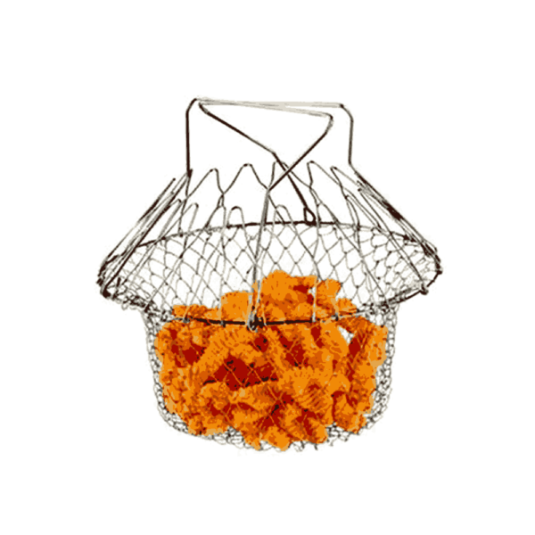 Buy online Stainless-Steel Foldable Fry Basket-Bachatbee.pk