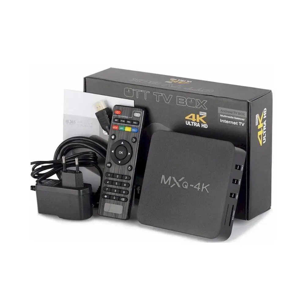 Buy online MXQ Smart Box 4k Quad Core 1g+8g with smooth multitasking and quick app loading times at the best prices in Pakistan at bachatbee.pk