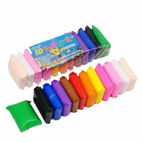 Buy online 12 Pcs Soft Polymer Clay for Kids with Playing with clay not only sparks imagination at the best prices in Pakistan at bachatbee.pk