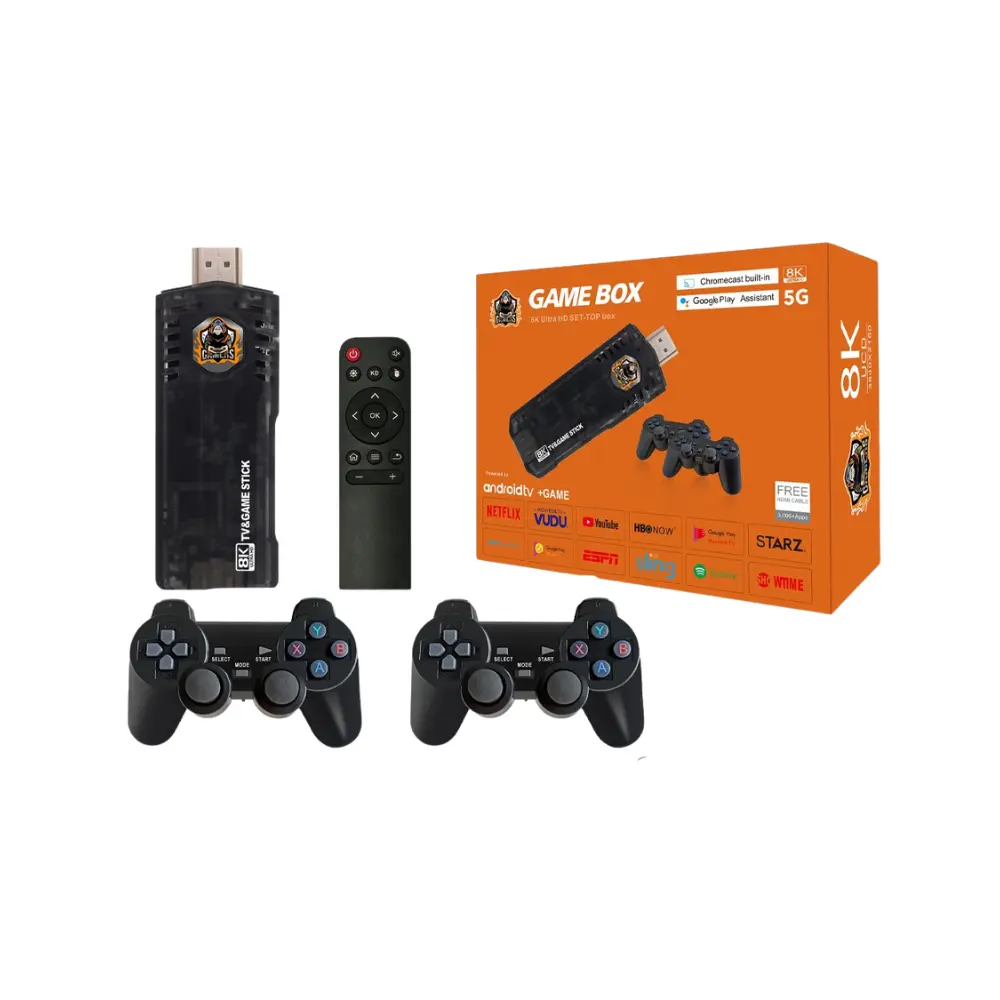 Buy online X8 Game 8k4k (Android 11.1+ Game) With Tf Card and Two Game Controllers at the best prices in Pakistan at bachatbee.pk