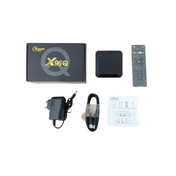 Buy online X96Q Smart Box 4K Mini Quad Core 2g+16g with Ultimate Collection at the best prices in Pakistan at bachatbee.pk