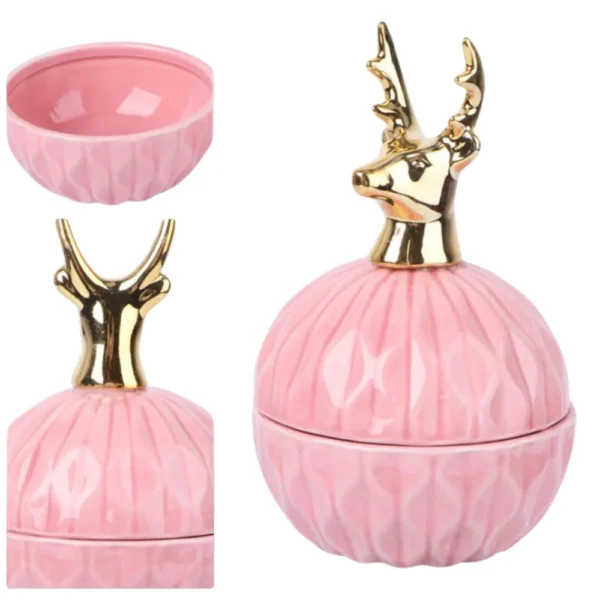 Buy Low Price Deer Head Candy Storage Decor at bachatbee.pk